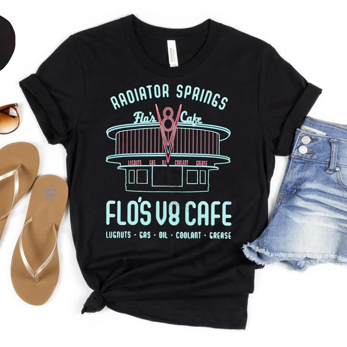 Disney FloS V8 Cafe Poster Graphic Shirt 3