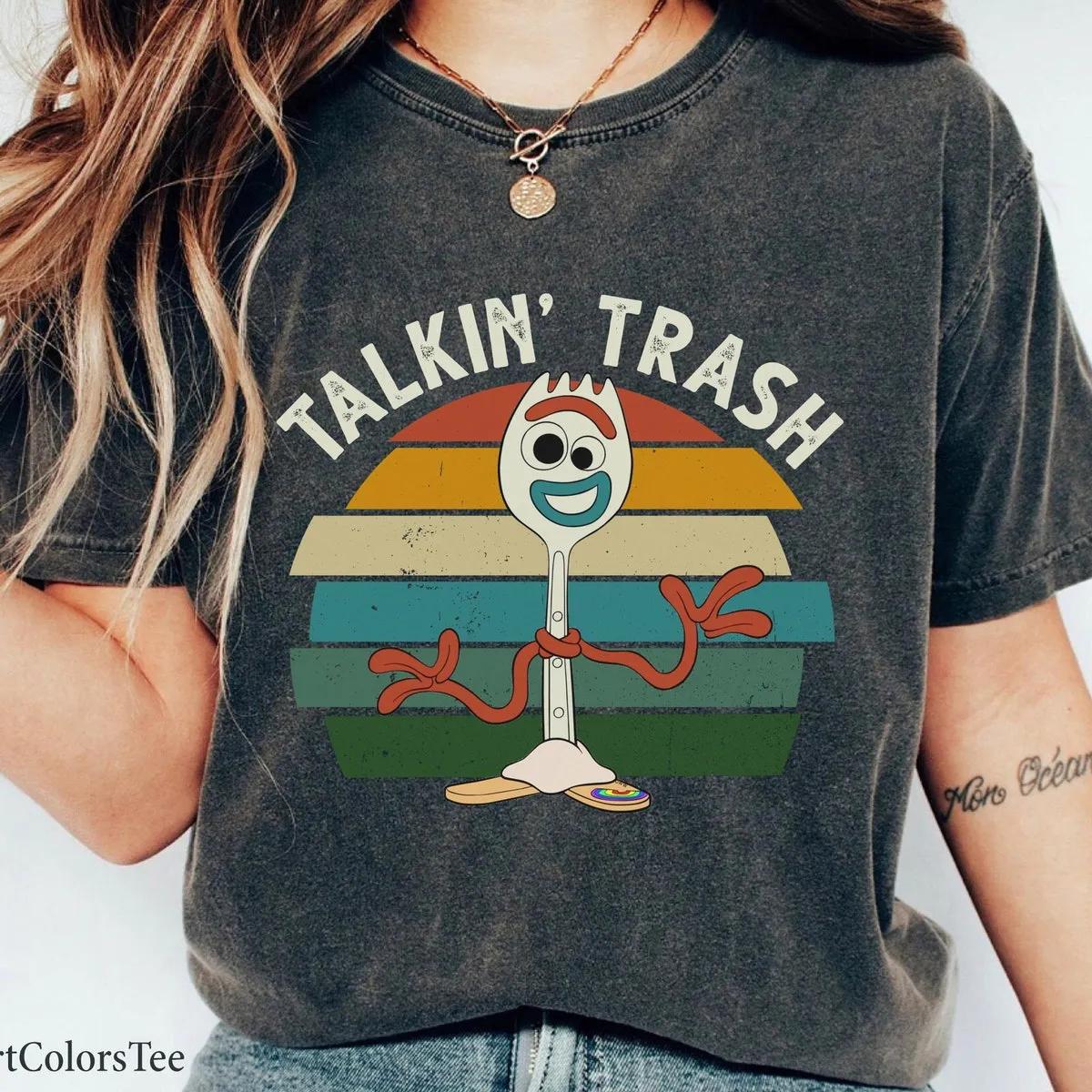 Disney Forky Talkin Trash Shirt 3 3