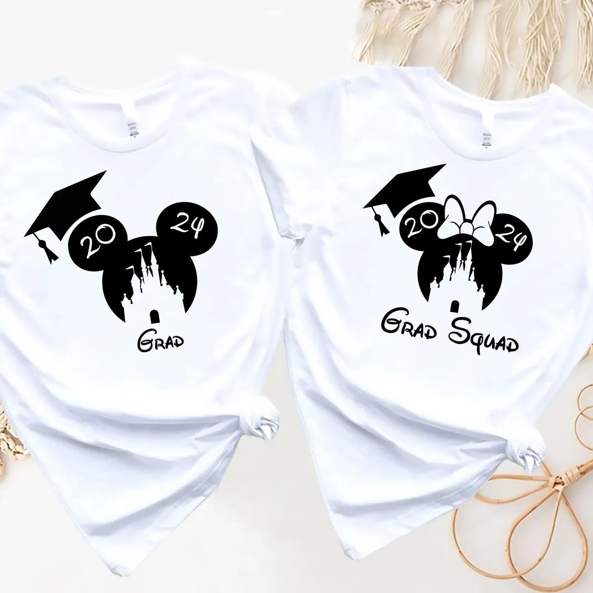 Disney Grad Mom Grad Dad Shirt 1 3