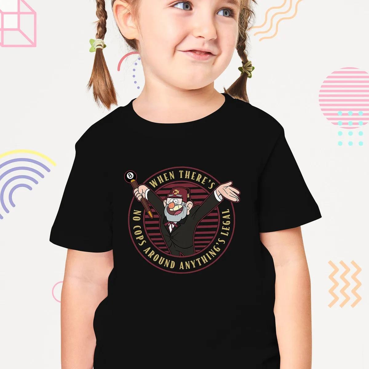 Disney Gravity Falls No Cops Shirt 4 3