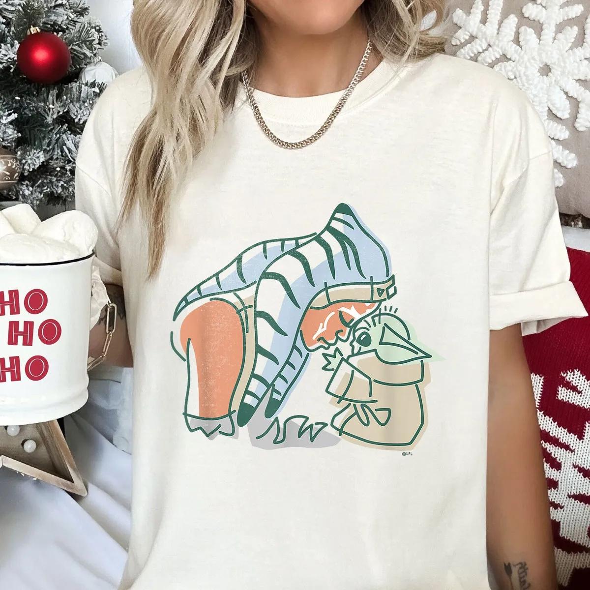 Disney Grogu and Ahsoka Tano Force Connection Shirt 3 3