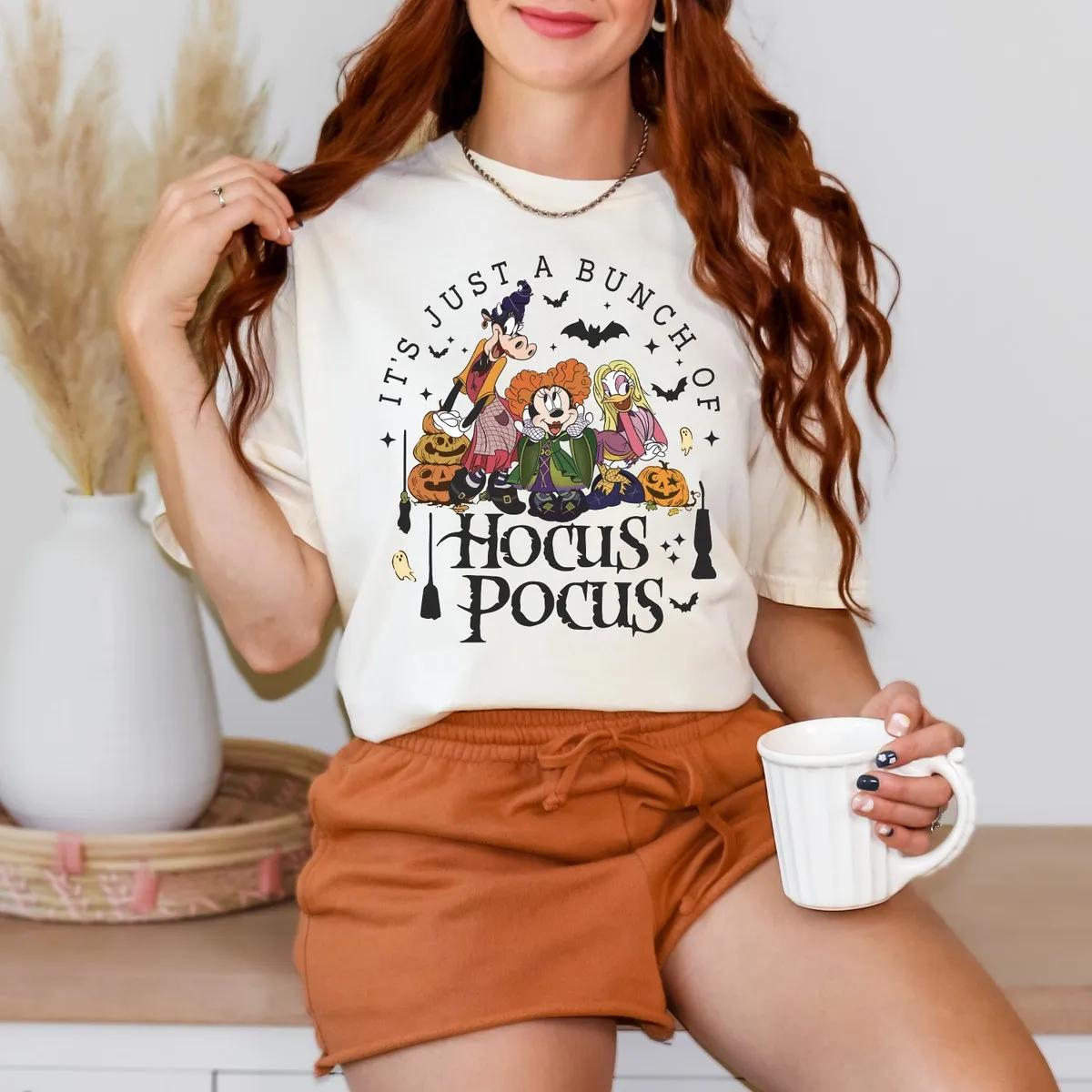 Disney Halloween Hocus Pocus Shirt Its Just A Bunch Of Hocus Pocus Tee 1