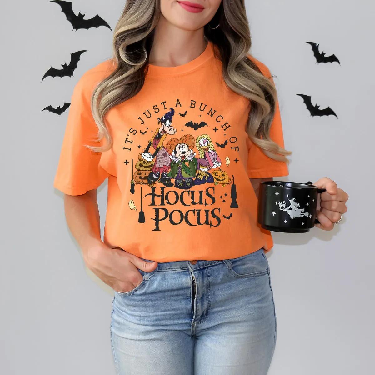 Disney Halloween Hocus Pocus Shirt Its Just A Bunch Of Hocus Pocus Tee 3