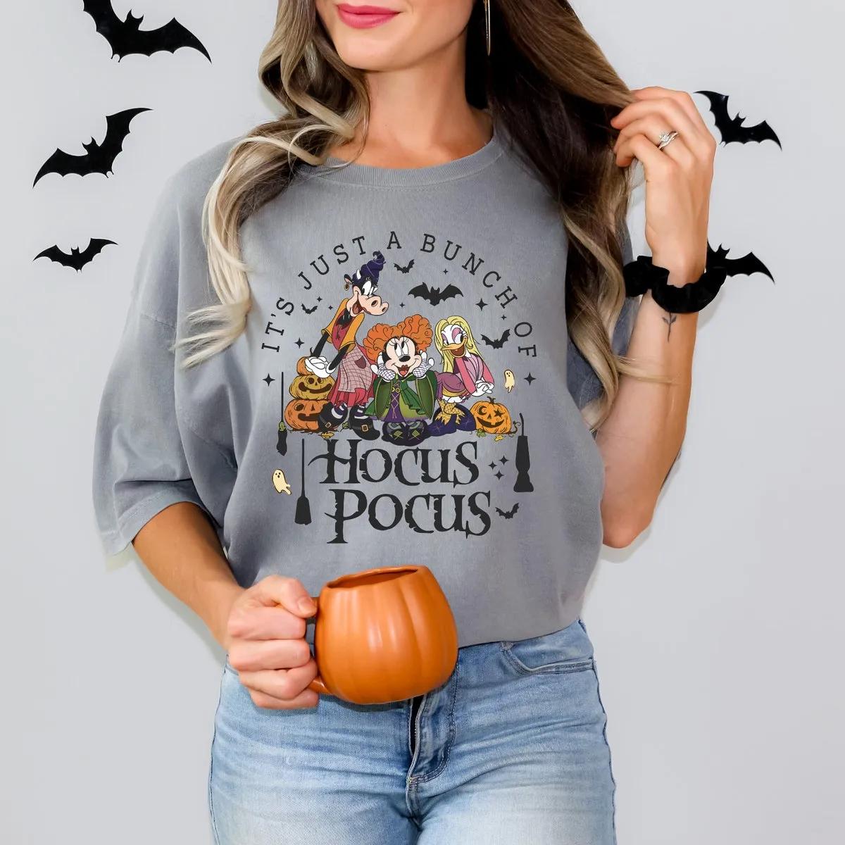 Disney Halloween Hocus Pocus Shirt Its Just A Bunch Of Hocus Pocus Tee 4