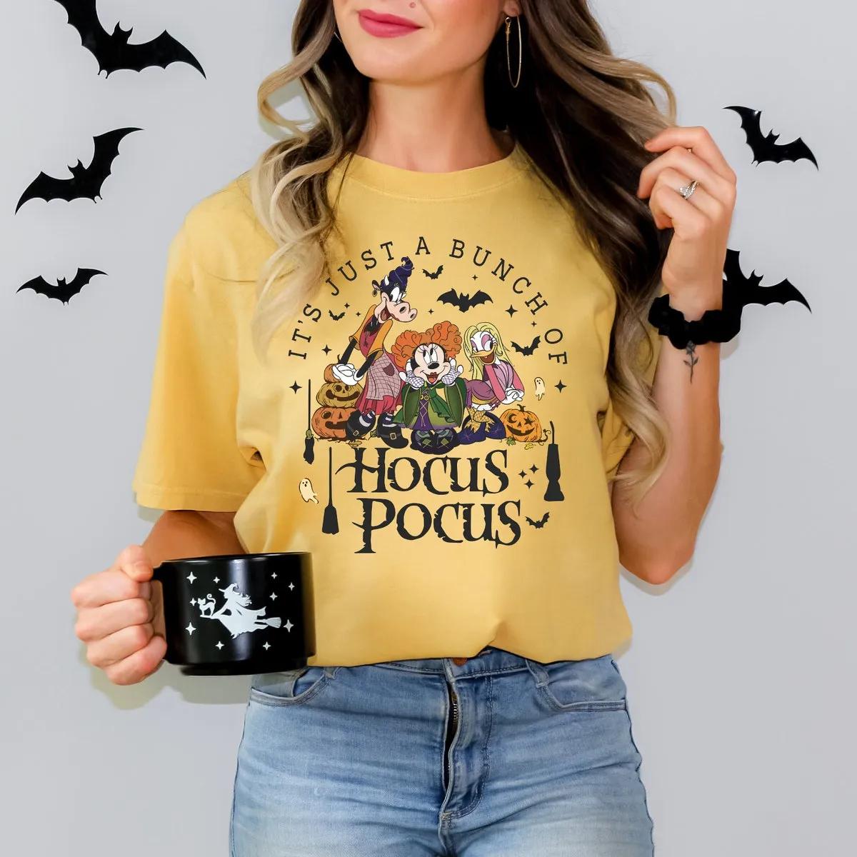 Disney Halloween Hocus Pocus Shirt Its Just A Bunch Of Hocus Pocus Tee 5