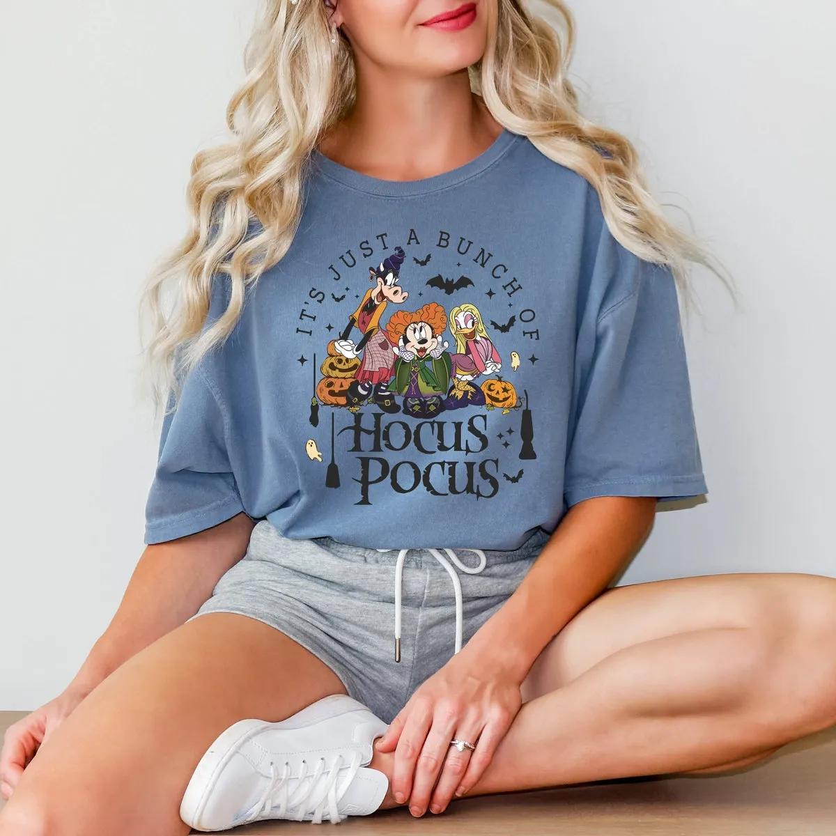 Disney Halloween Hocus Pocus Shirt Its Just A Bunch Of Hocus Pocus Tee 6