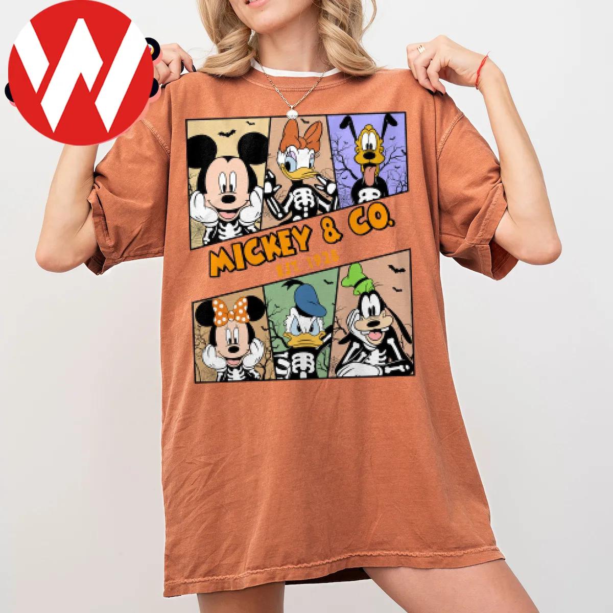 Disney Halloween Mickey And Friends Est 1928 Shirt 2