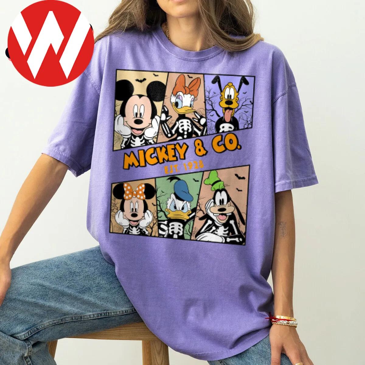 Disney Halloween Mickey And Friends Est 1928 Shirt 3