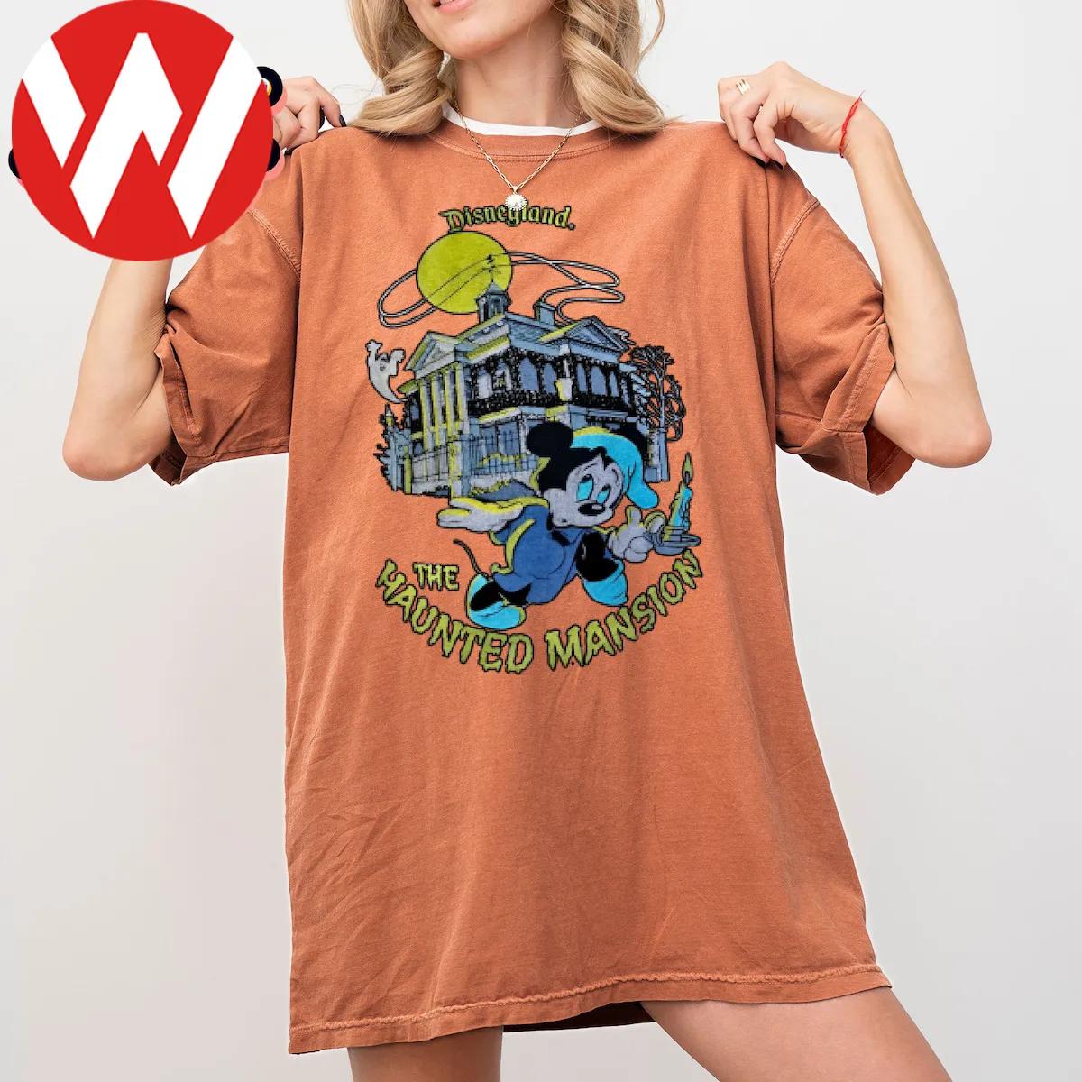 Disney Halloween Mickey Mouse The Haunted Mansion Shirt 2