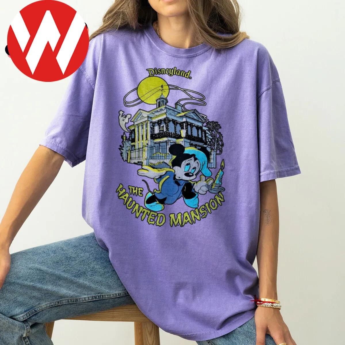 Disney Halloween Mickey Mouse The Haunted Mansion Shirt 3