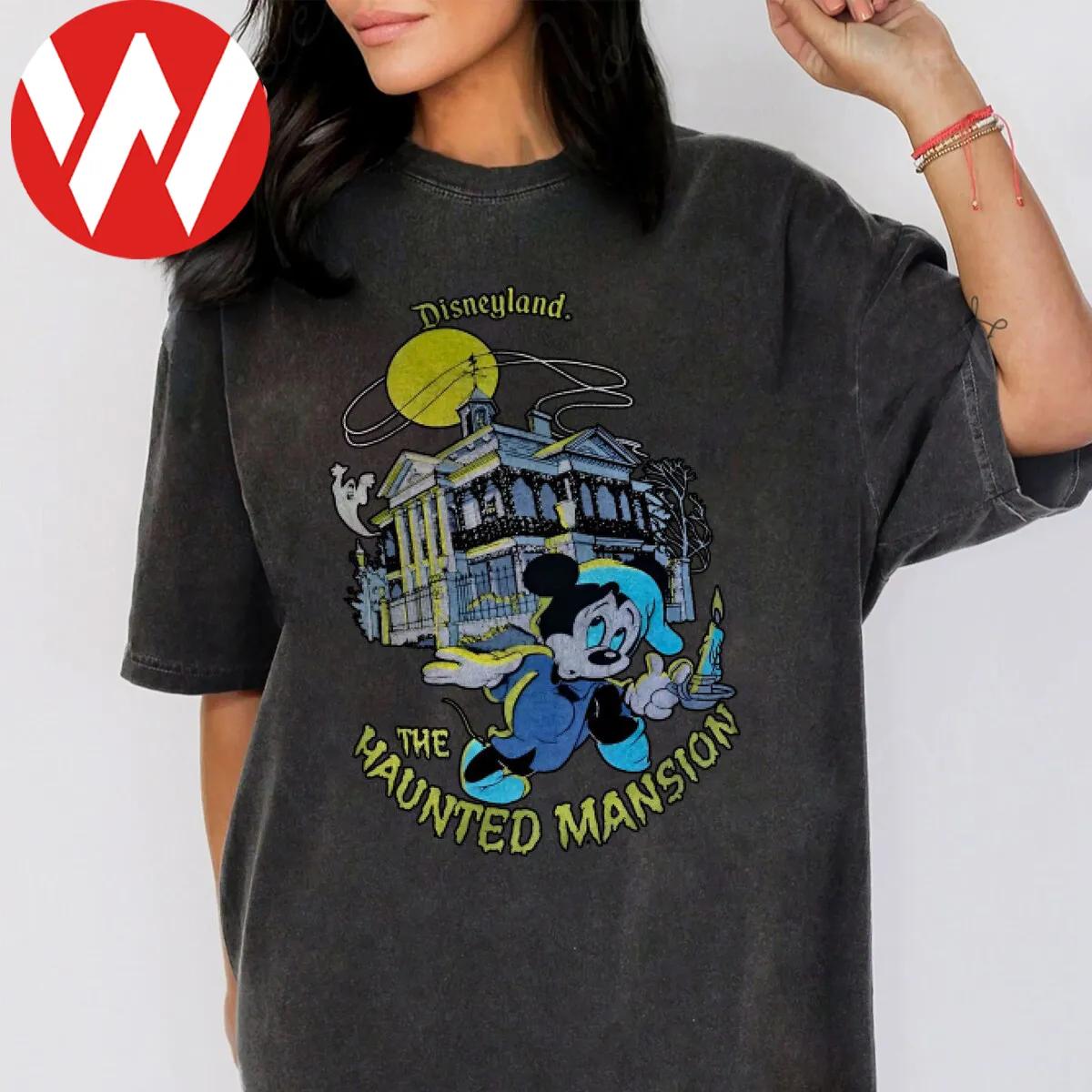 Disney Halloween Mickey Mouse The Haunted Mansion Shirt 4