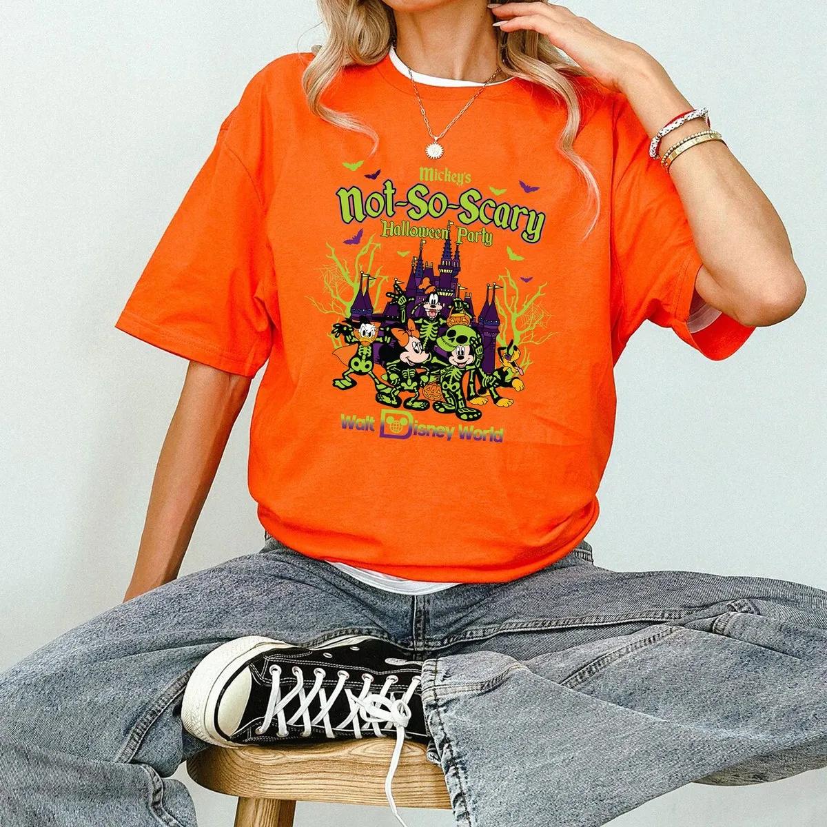 Disney Halloween Shirt Mickeys Not So Scary Halloween Party Tee 3 1