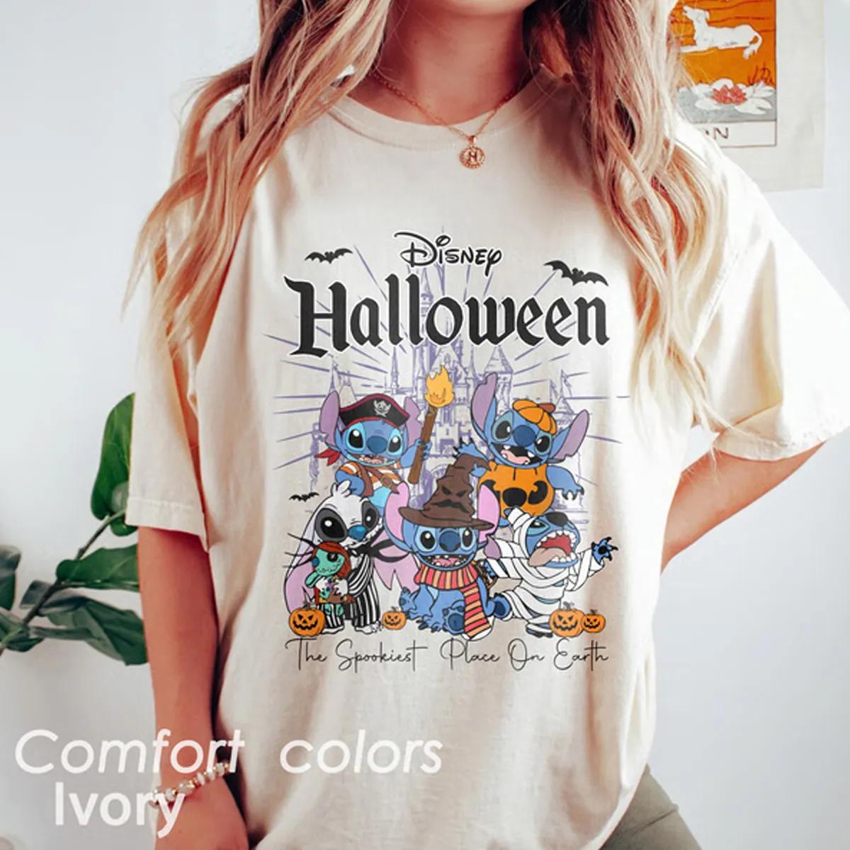 Disney Halloween Stitch Cosplay Shirt 2