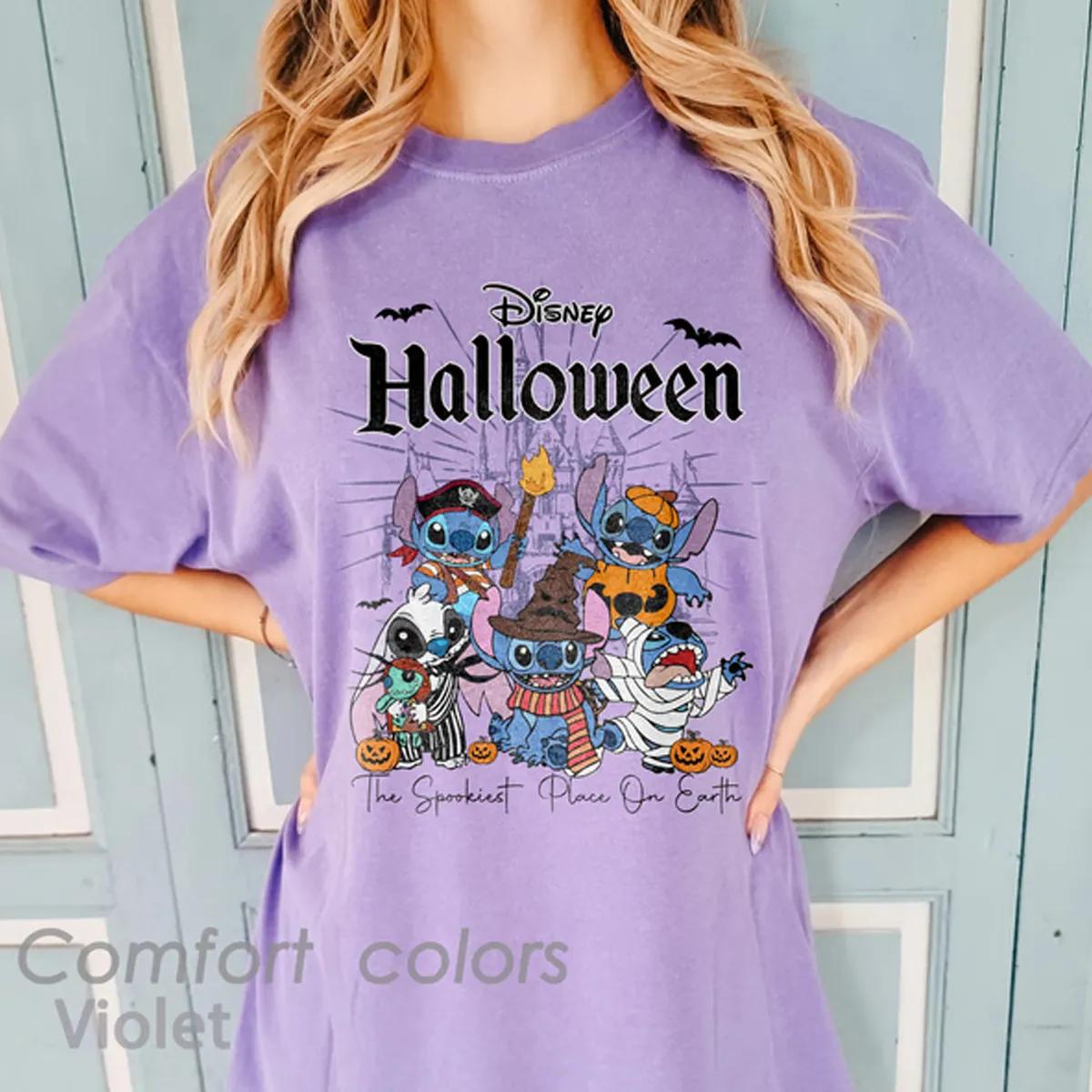 Disney Halloween Stitch Cosplay Shirt 4