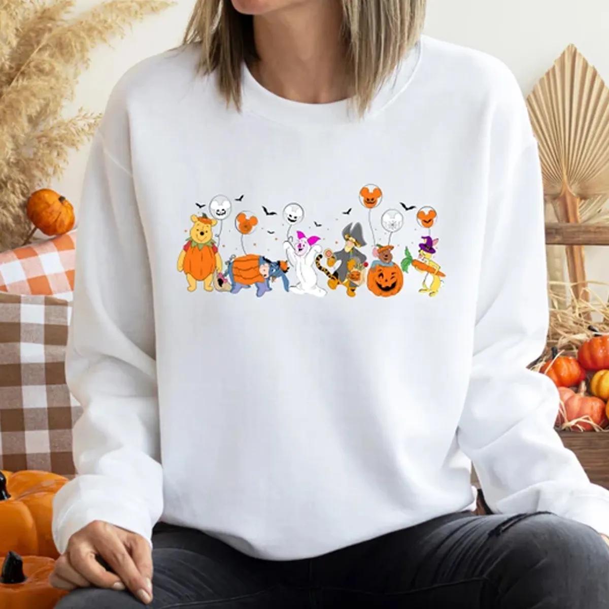 Disney Halloween Winnie Pooh and Friends Shirt 2