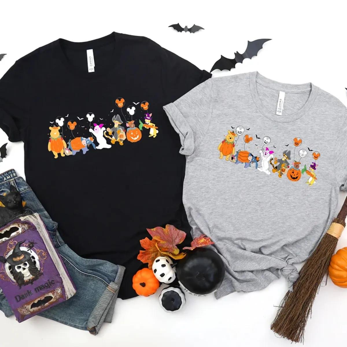 Disney Halloween Winnie Pooh and Friends Shirt 3