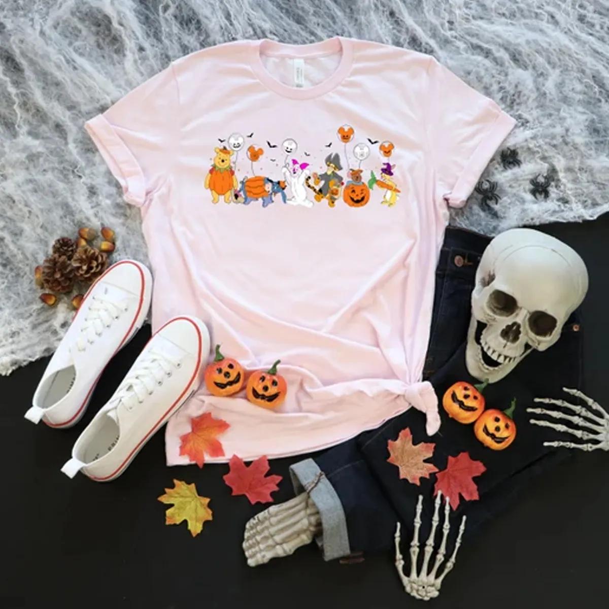 Disney Halloween Winnie Pooh and Friends Shirt 4