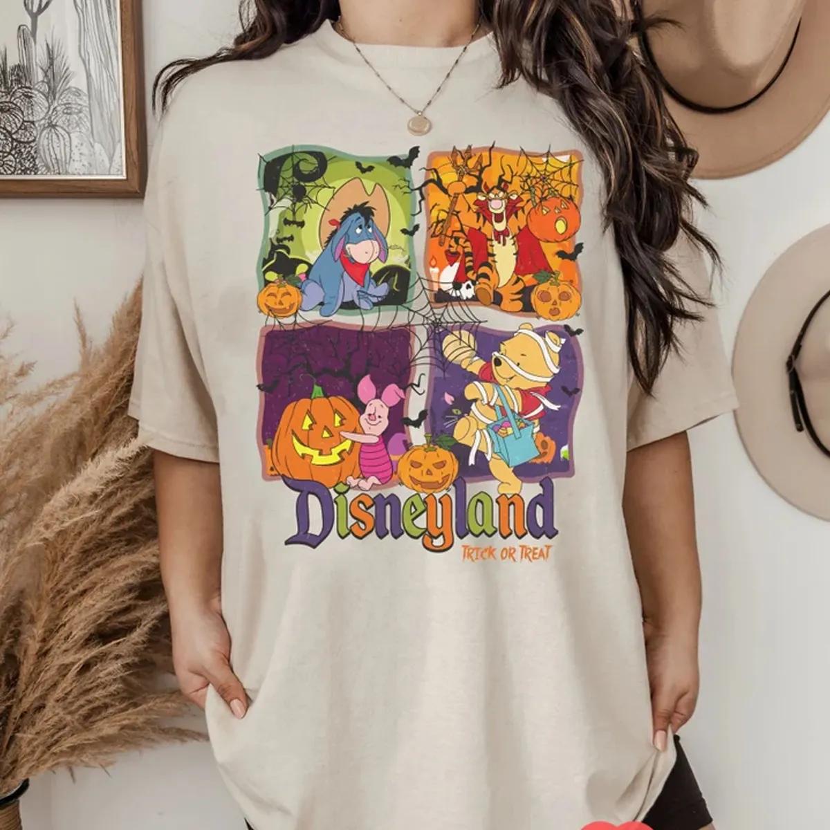 Disney Halloween Winnie The Pooh Tigger Piglet Eeyori Shirt 3