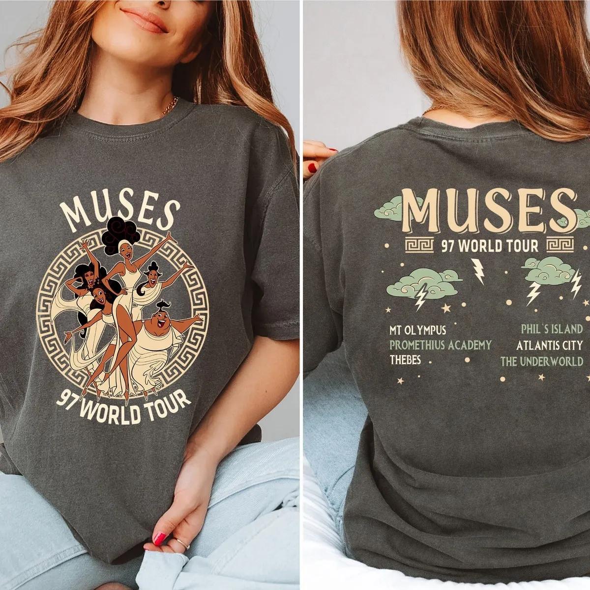 Disney Hercules Muses 97 World Tour Shirt 2 3