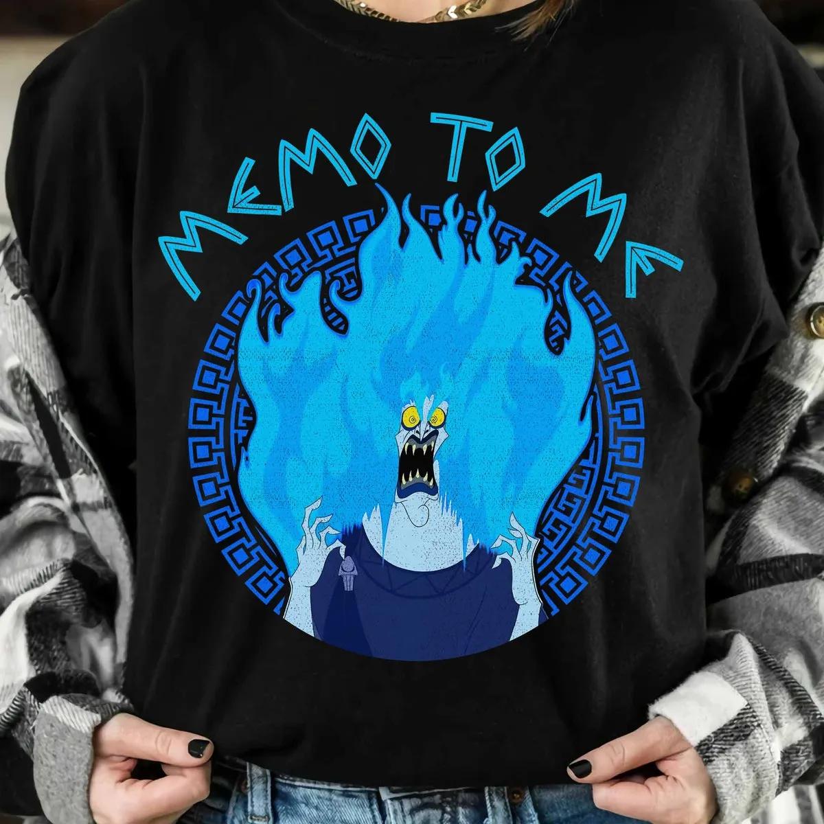 Disney Hercules Villains Hades Quotes Memo To Me Shirt 1