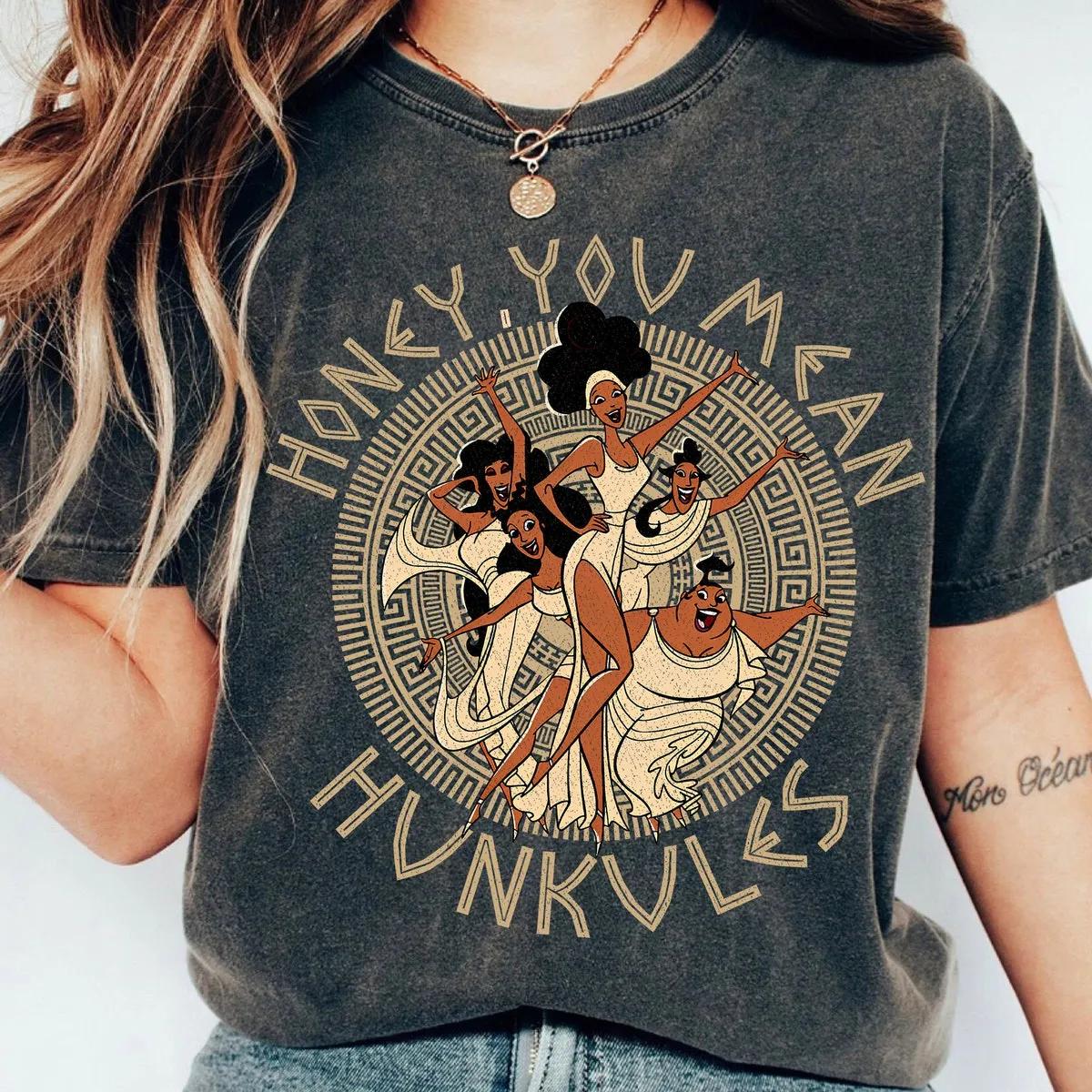 Disney Honey You Mean Hunkules Diva The Muses Hercules Shirt 2 3