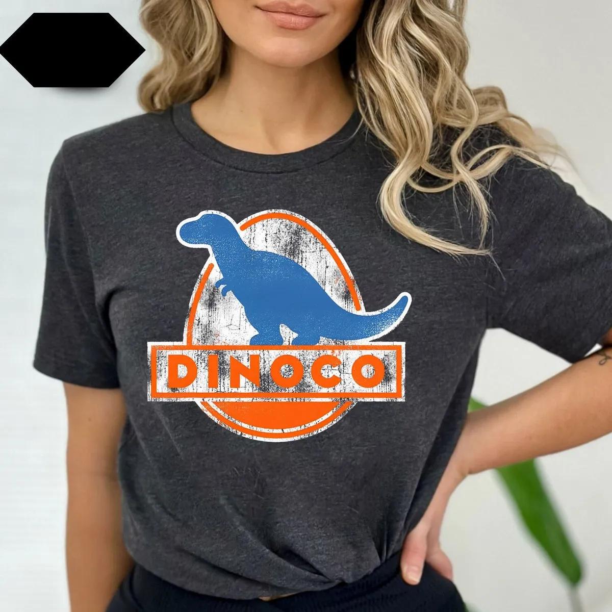 Disney Iconic Dinoco Dinosaur Logo Shirt 1