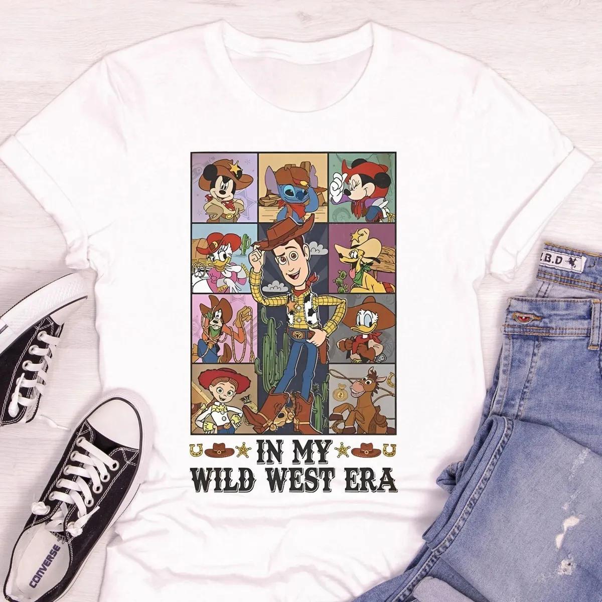 Disney In My Wild West Era Shirt Woody Bullseye Jessie Long Live Cowboy Cowgirl Tee 2