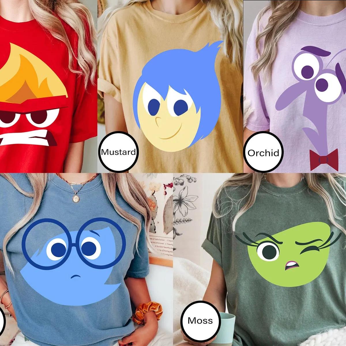 Disney Inside Out Characters Big Face Costume Shirt 6 3