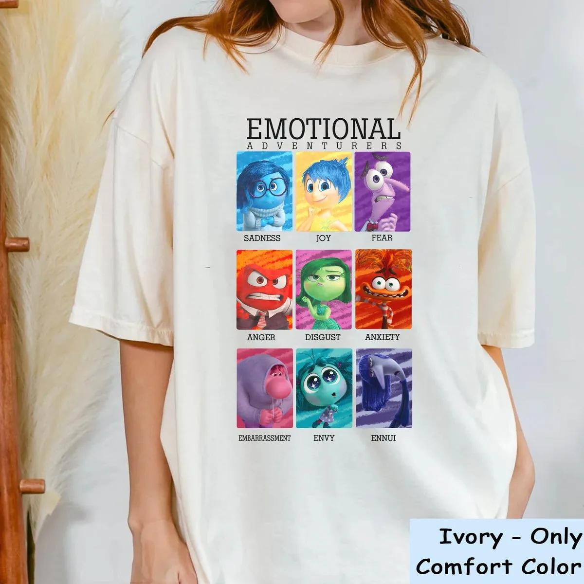 Disney Inside Out Emotions Grid Shirt 1 3