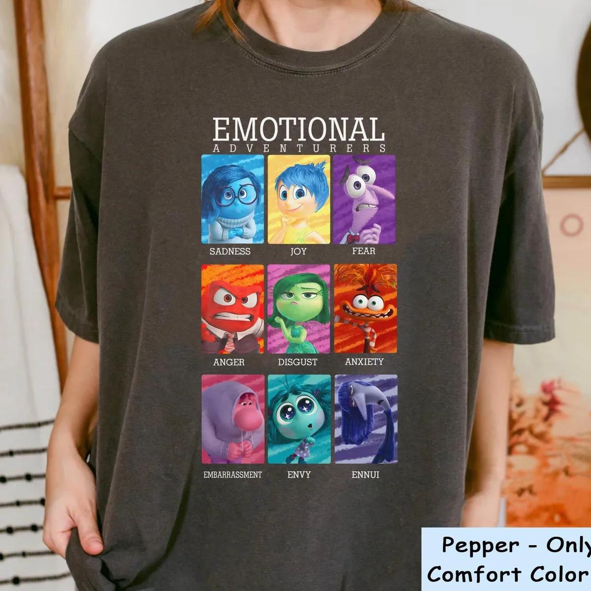 Disney Inside Out Emotions Grid Shirt 3 3