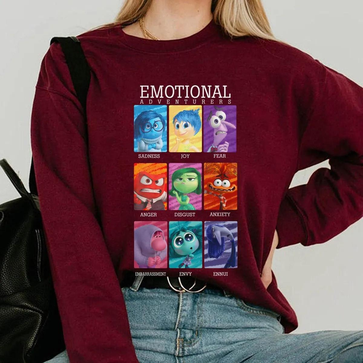 Disney Inside Out Emotions Grid Shirt 5 3