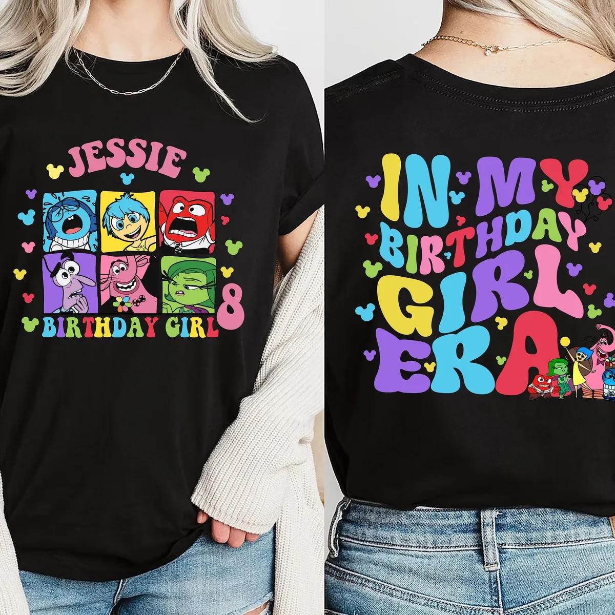 Disney Inside Out Shirt Feelings Birthday Girls Tee 1 3