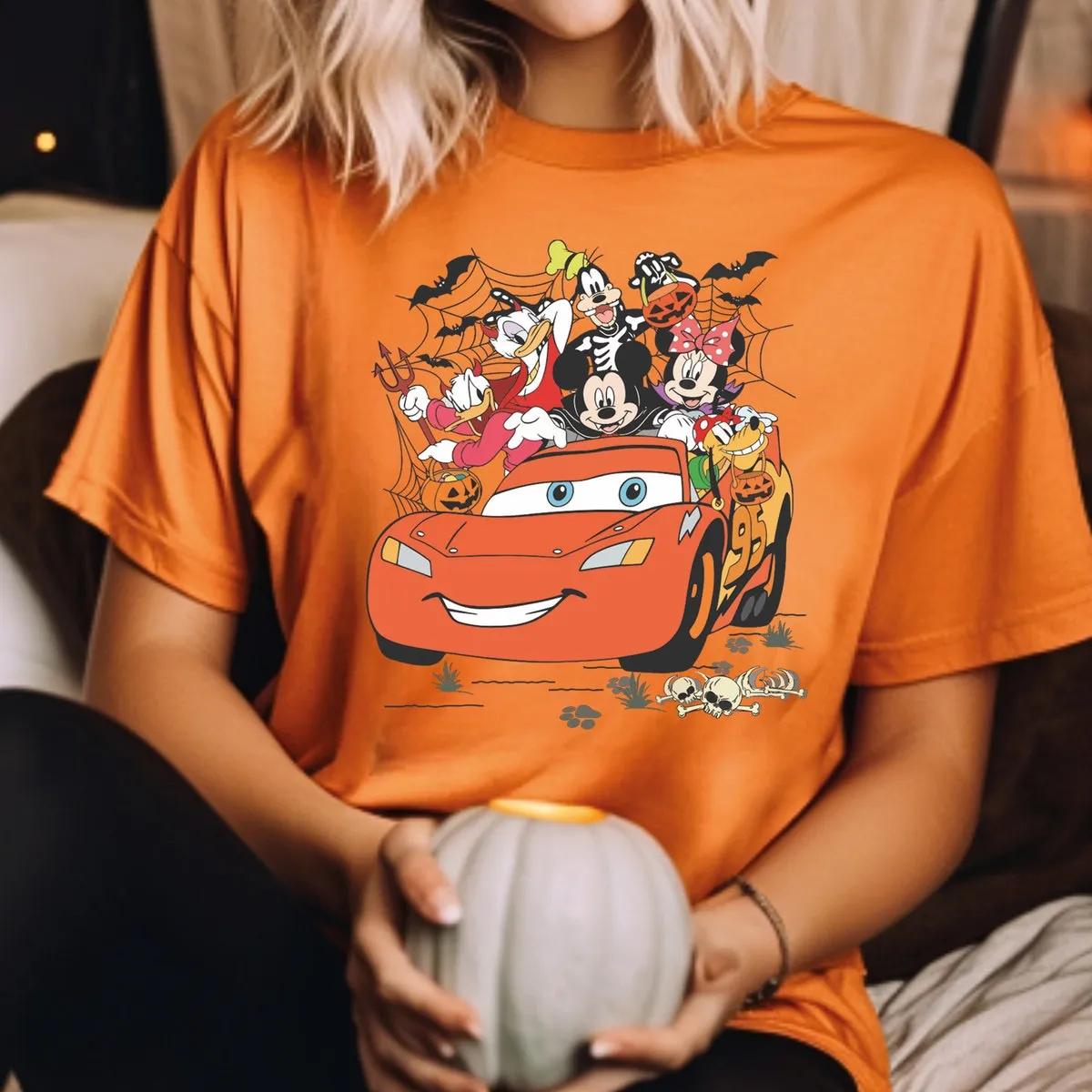 Disney Lightning McQueen Halloween Shirt 2 2