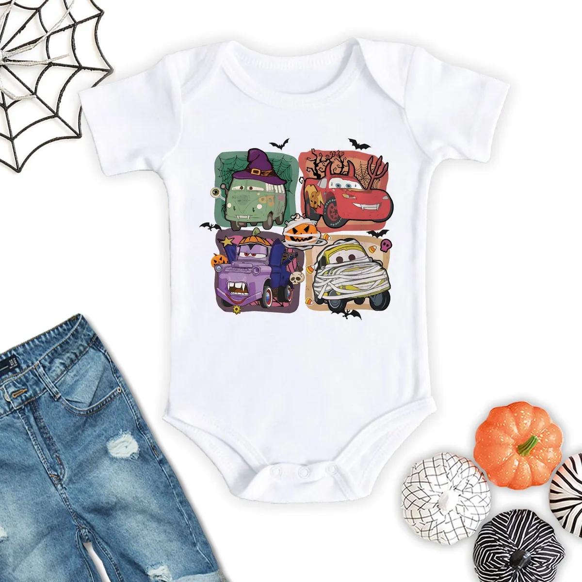 Disney Lightning McQueen Trick or Treat Halloween Shirt 5