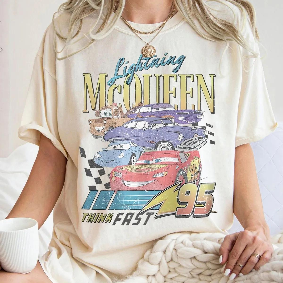 Disney Lightning Mcqueen 95 Disney Shirt 2