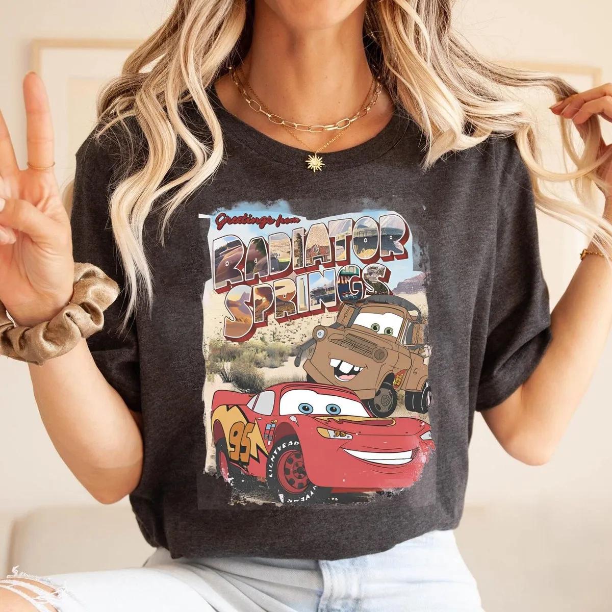 Disney Lightning Mcqueen Radiator Springs Shirt 1