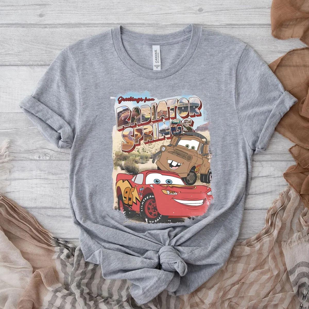 Disney Lightning Mcqueen Radiator Springs Shirt 3