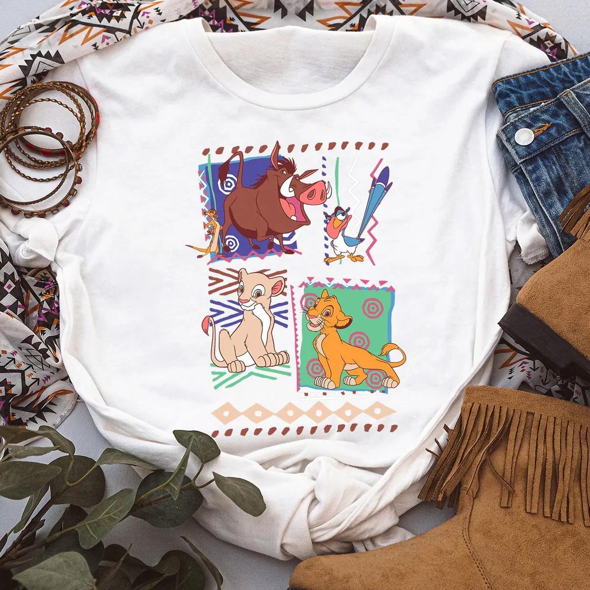 Disney Lion King Simba And Timon Graphic Shirt 2