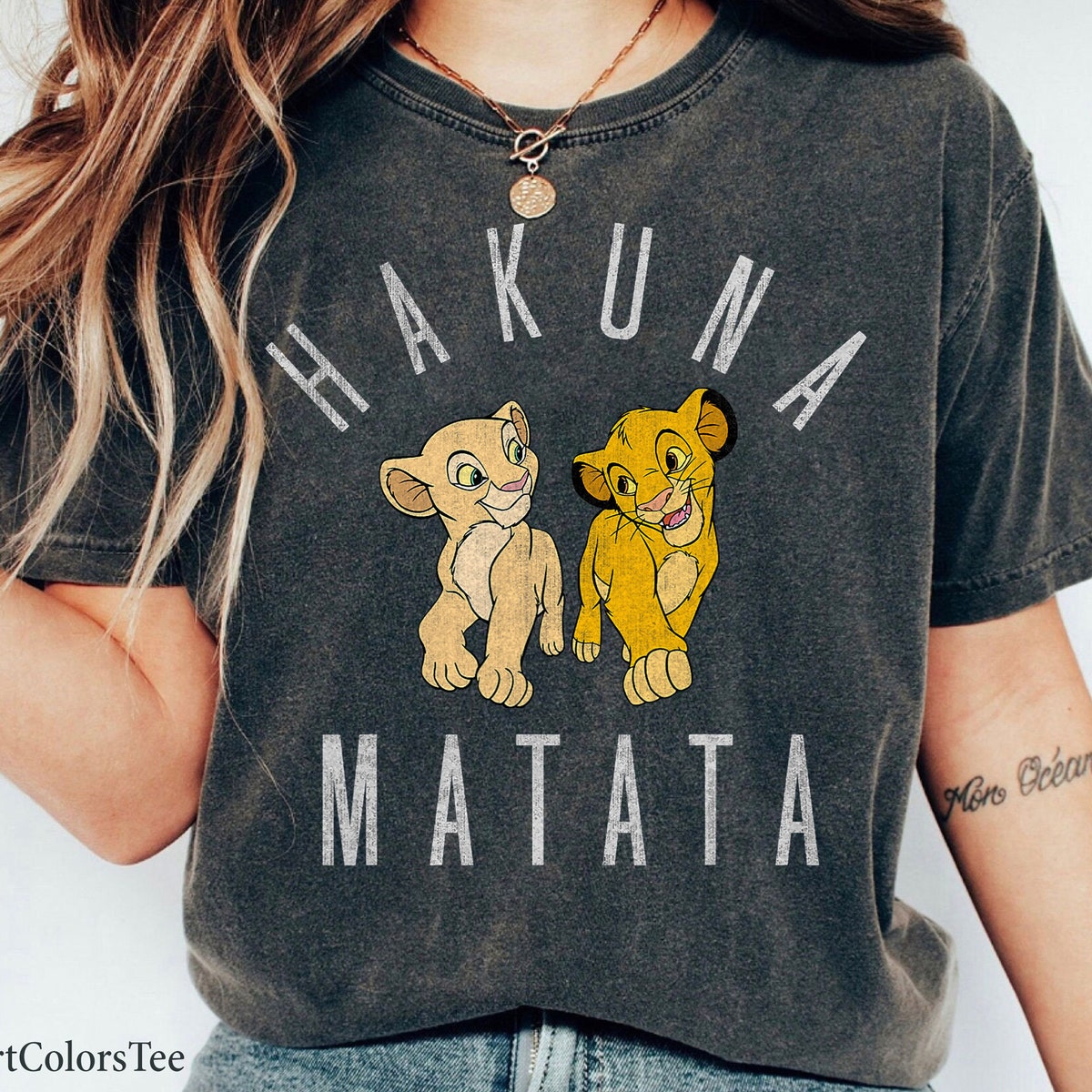 Disney Lion King Simba Nala Hakuna Matata Graphic Shirt 6