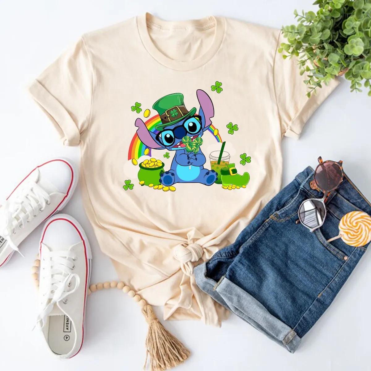 Disney Lucky Stitch St Patricks Day Shirt 4 3