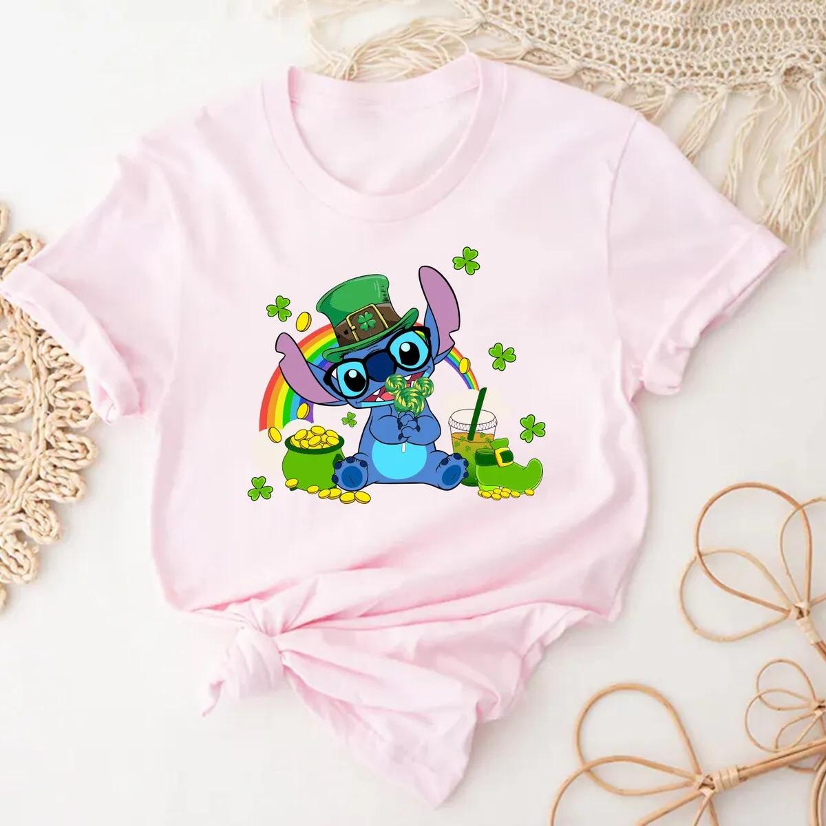 Disney Lucky Stitch St Patricks Day Shirt 5 3