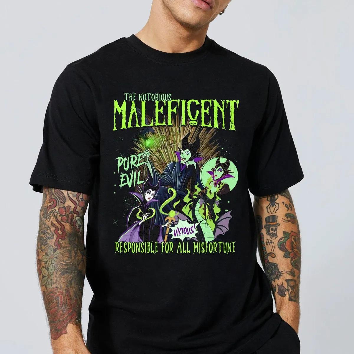 Disney Maleficent Portrait Graffiti Shirt 3 3