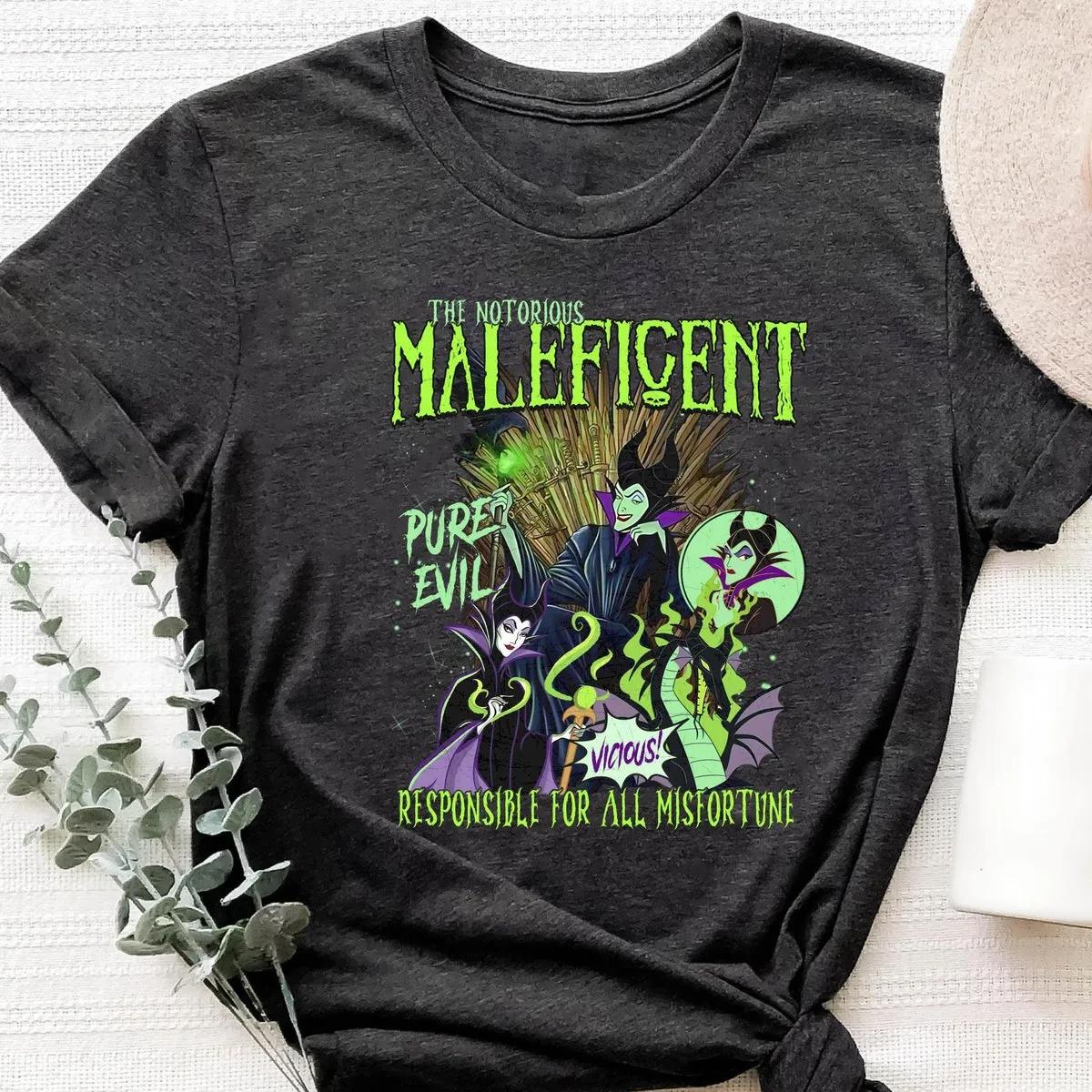 Disney Maleficent Portrait Graffiti Shirt 4 3