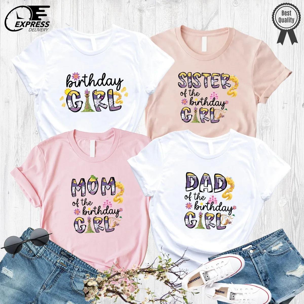 Disney Matching Birthday Girl Shirt 1 3