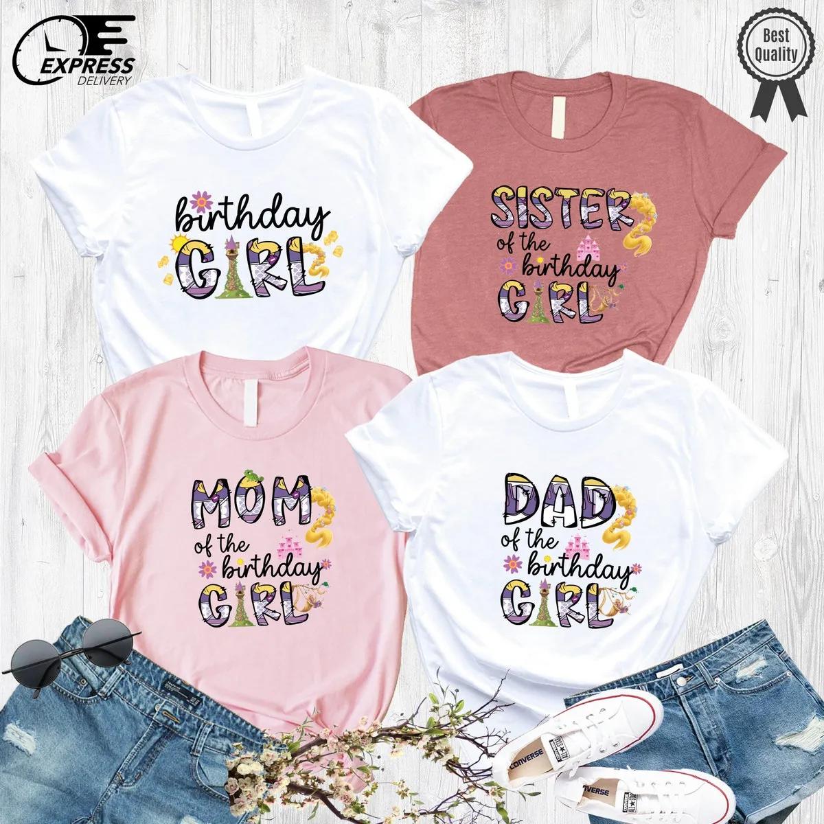 Disney Matching Birthday Girl Shirt 2 3