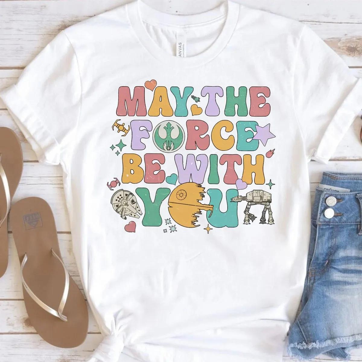 Disney May The Force Be With You Star Wars Shirt 1