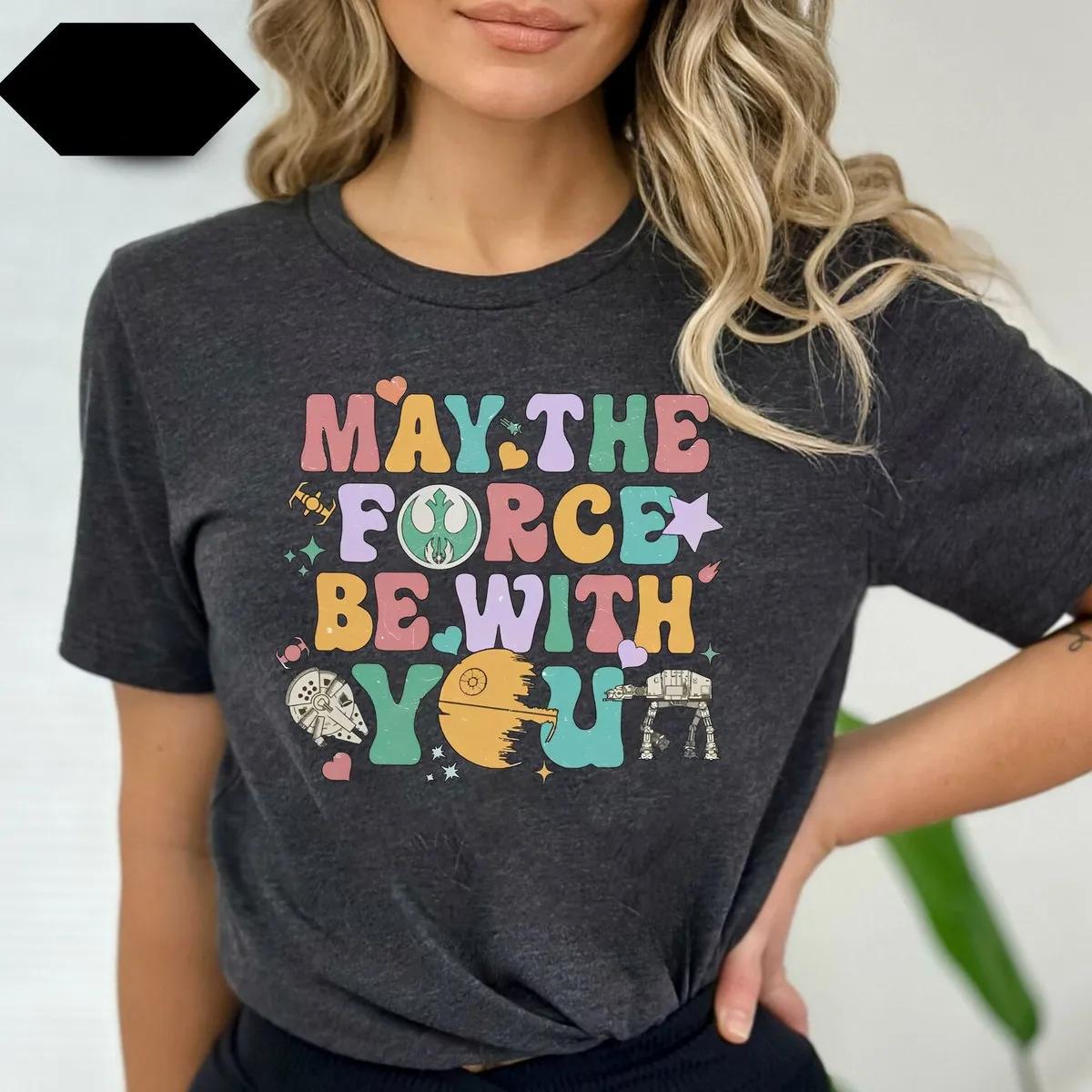 Disney May The Force Be With You Star Wars Shirt 3