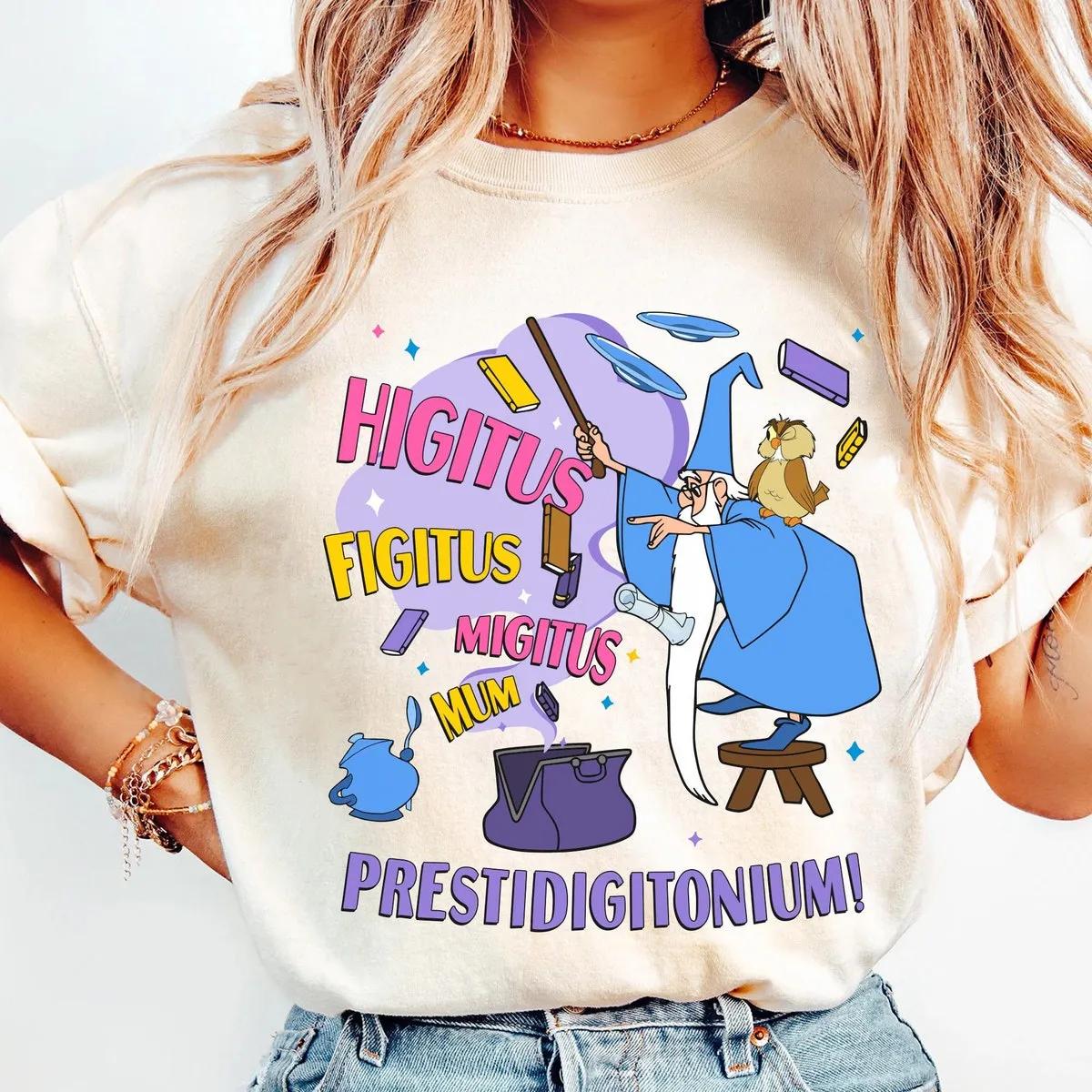 Disney Merlin Higitus Figitus Migitus Mum Retro Shirt 1 3