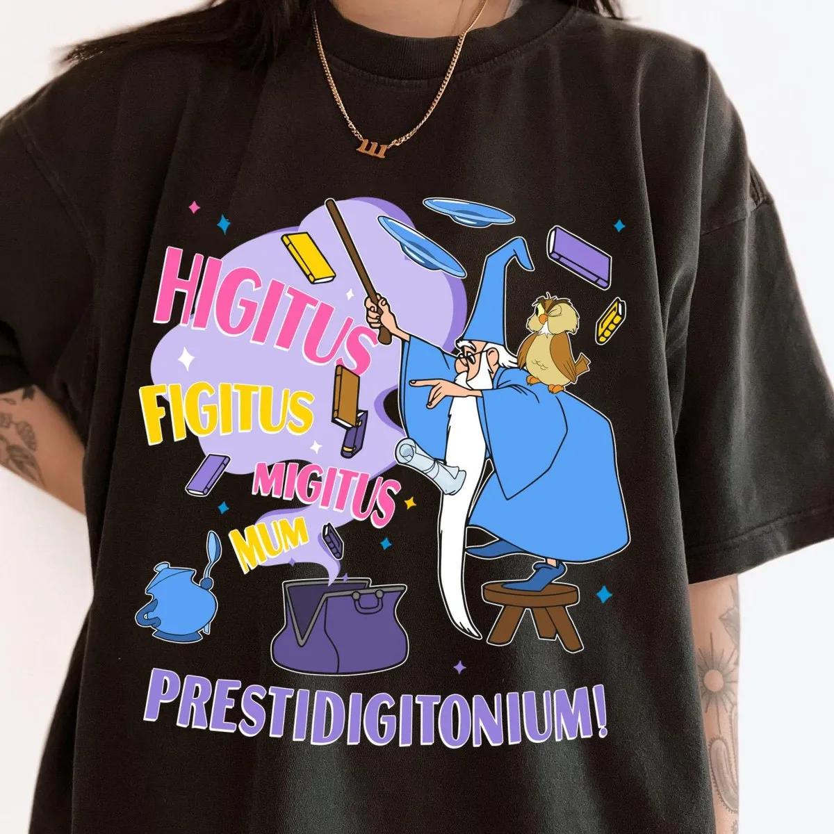 Disney Merlin Higitus Figitus Migitus Mum Retro Shirt 2 3