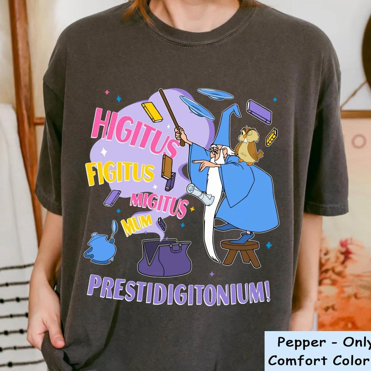 Disney Merlin Higitus Figitus Migitus Mum Retro Shirt 5 3